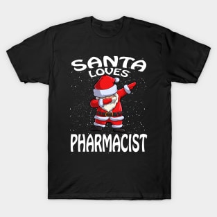 Santa Loves Pharmacist Christmas T-Shirt